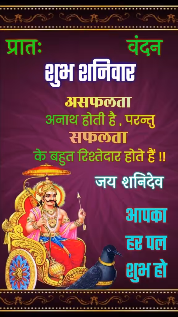 shubh shanivar suvichar in hindi 2024