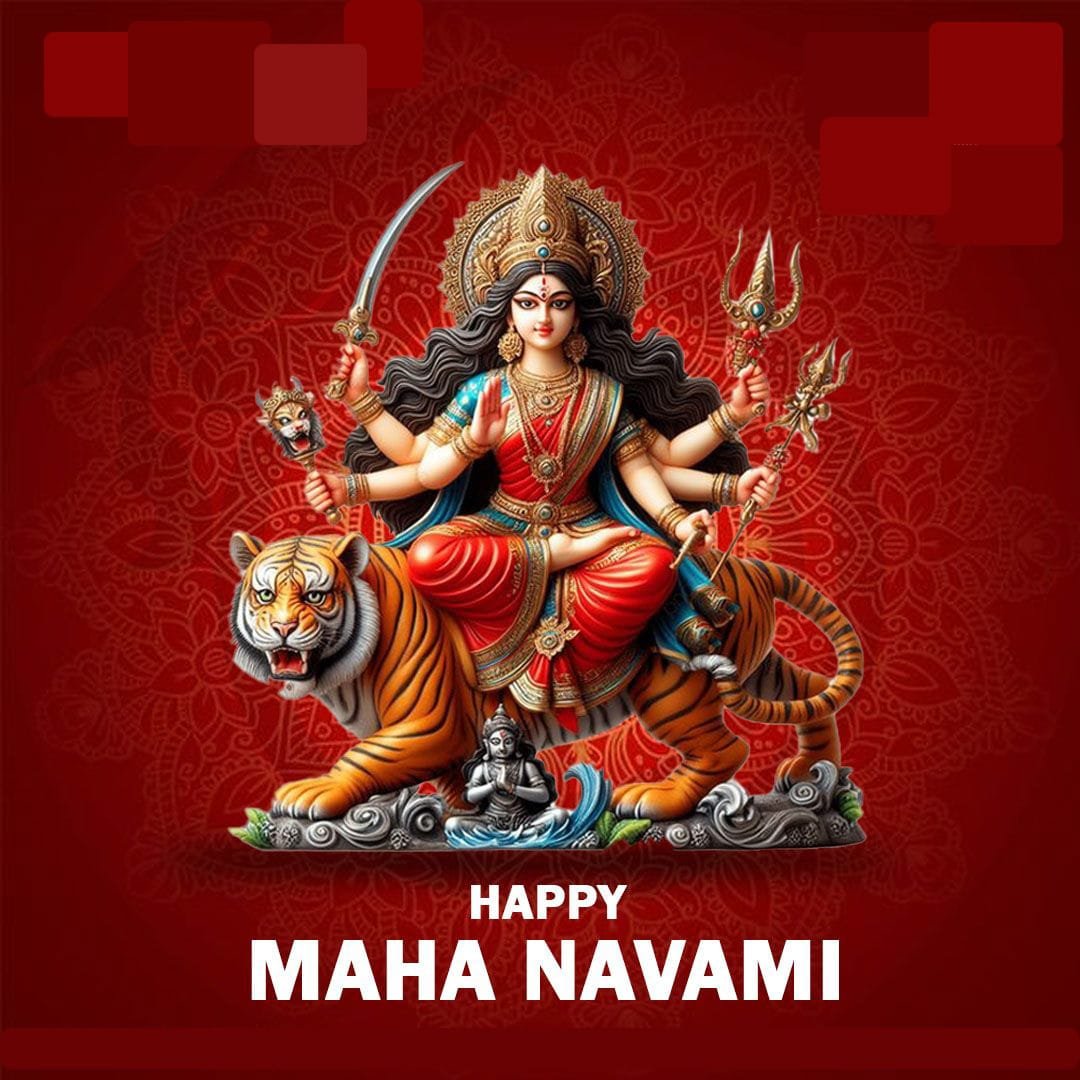 Happy maha navami photo hd