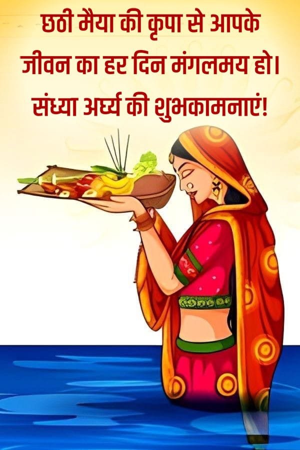 Sandhya arag chhath puja wishes photo
