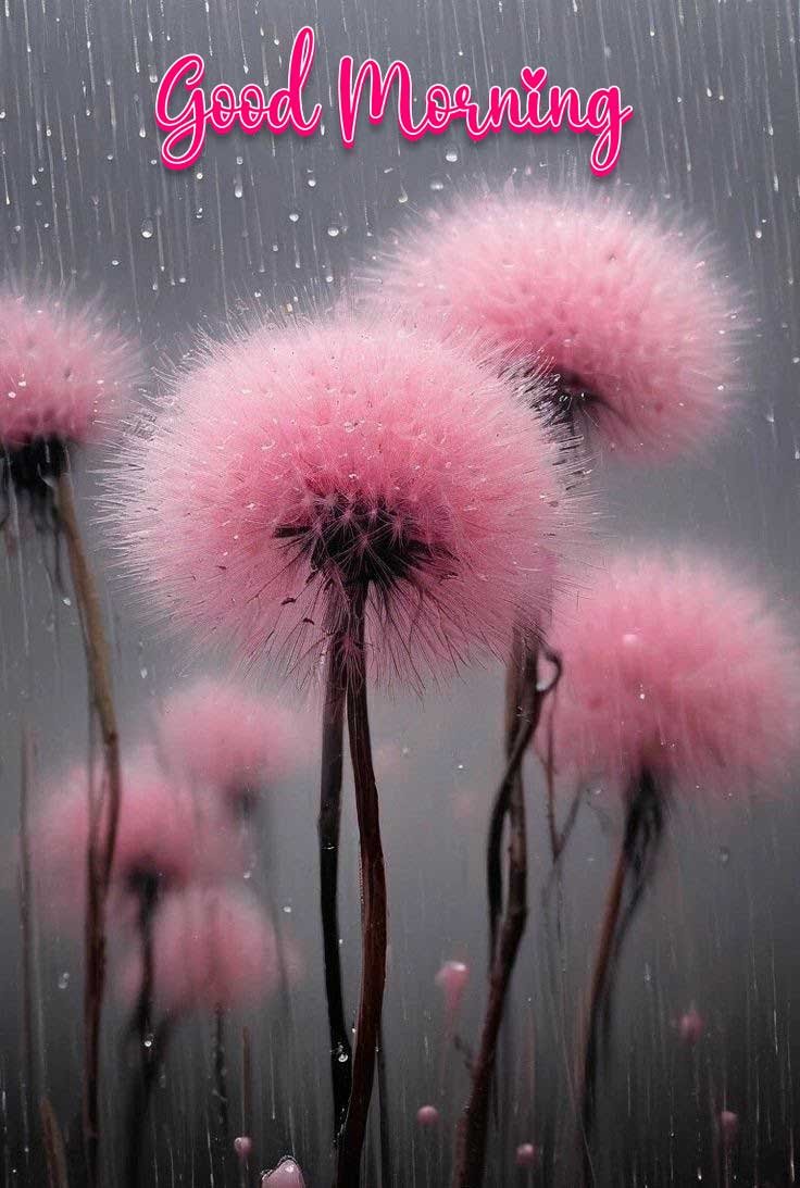 A rainy day good morning images