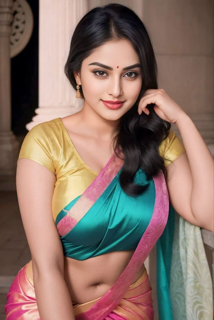 beautiful saree girl photo