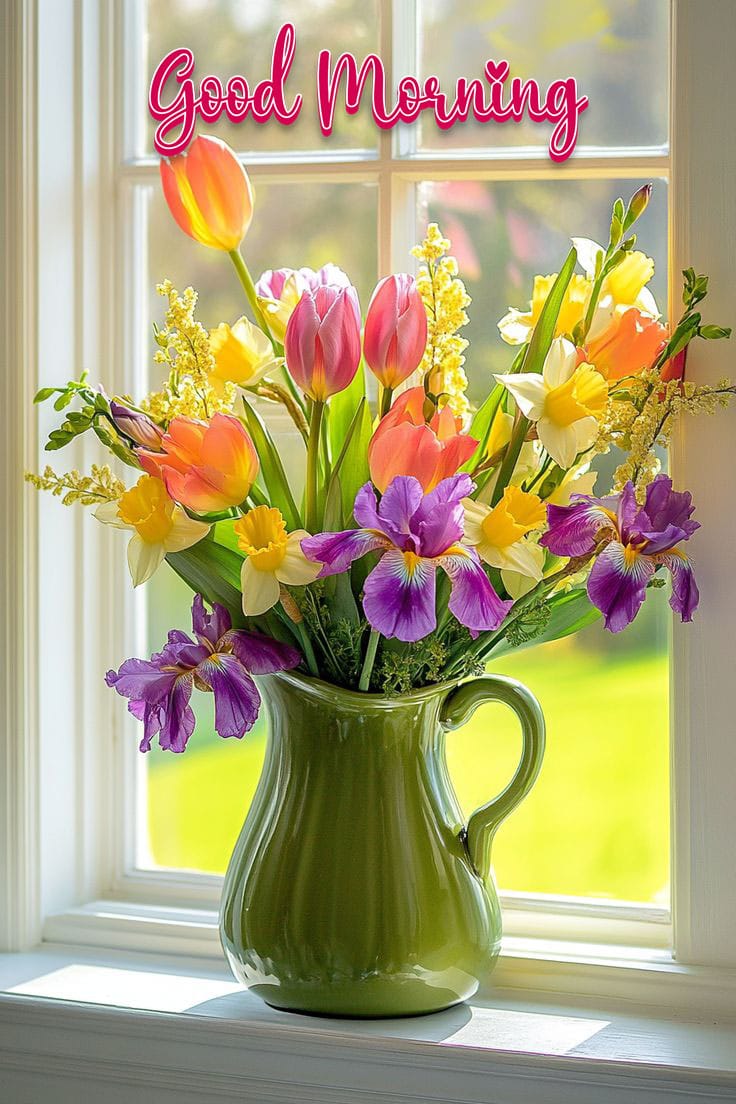 Beautiful good morning flowers images hd
