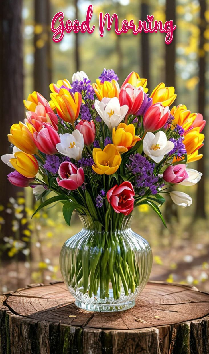 Beautiful good morning flowers images