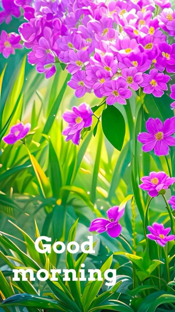 Beautiful good morning flowers pictures for whatsapp