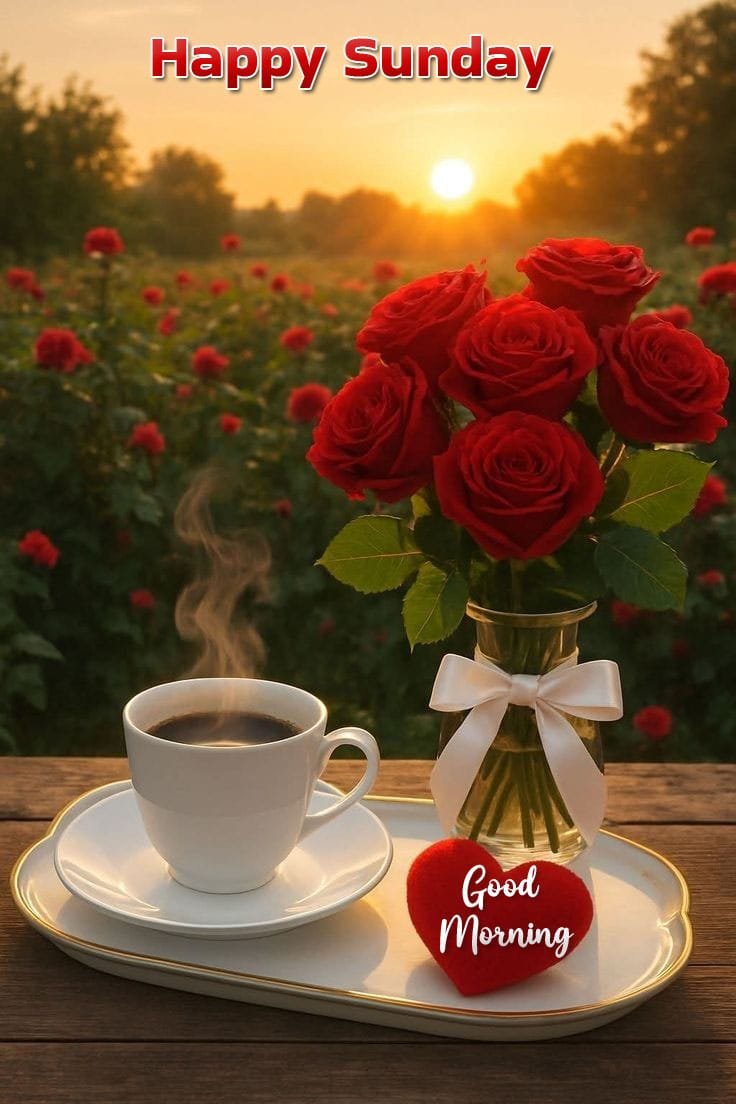 Beautiful good morning happy sunday wishes