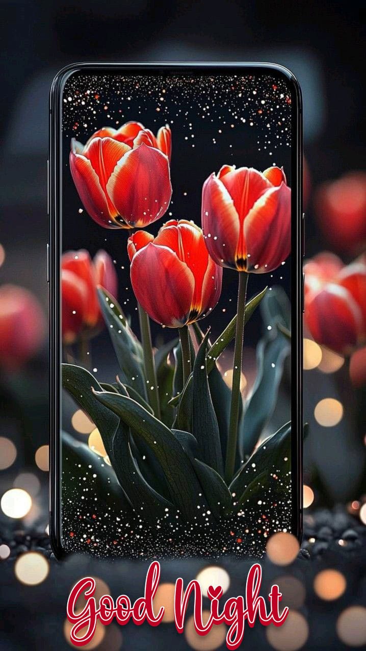 Beautiful good night images flowers