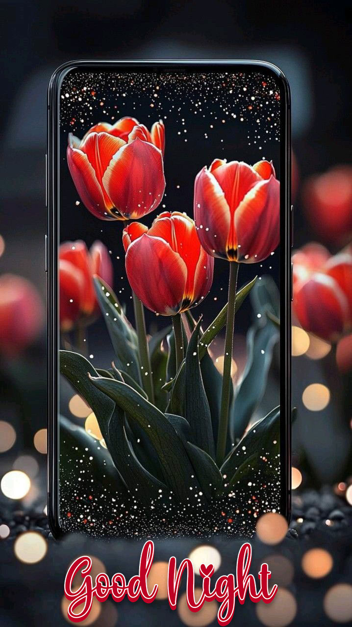 Beautiful good night images flowers