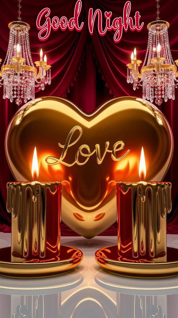 Beautiful good night images with love for whatsapp