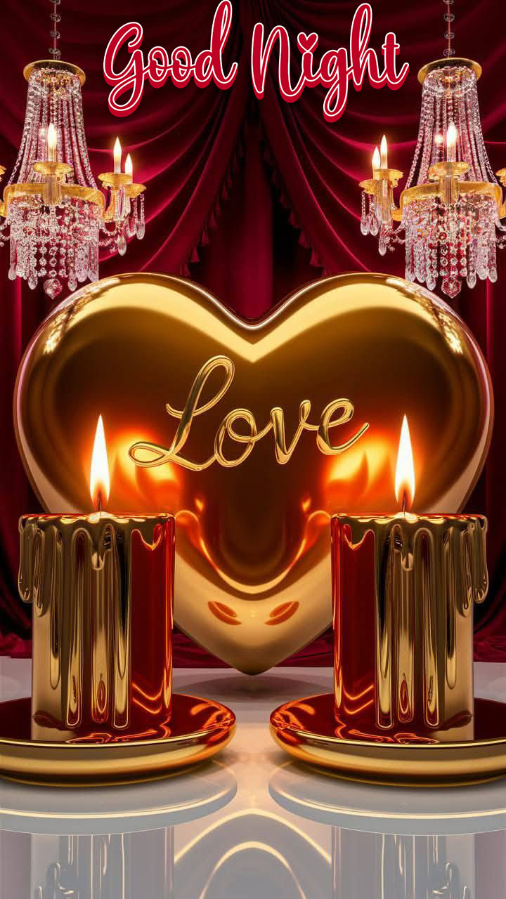 Beautiful good night images with love for whatsapp