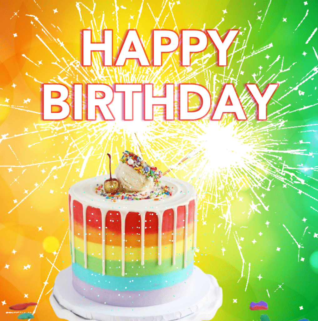 Beautiful Happy Birthday Gif For Whatsapp 2