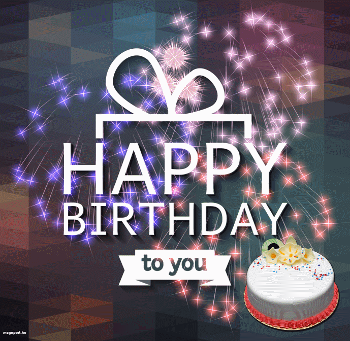 Beautiful Happy Birthday Gif For Whatsapp