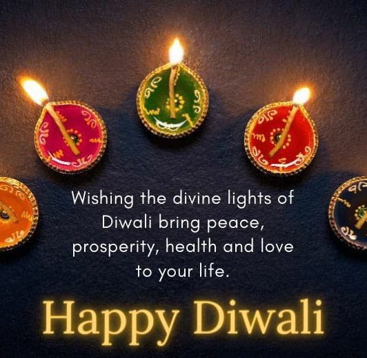 Beautiful happy diwali wishes images