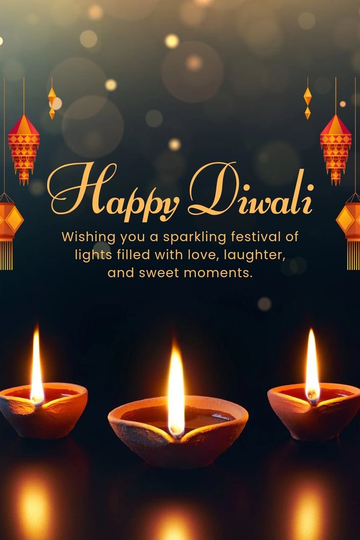 Beautiful happy diwali wishes images