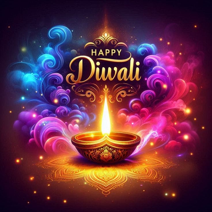 Beautiful happy diwali wishes images