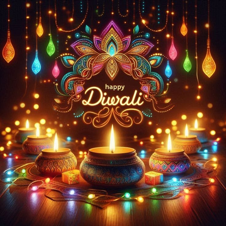Beautiful happy diwali wishes images