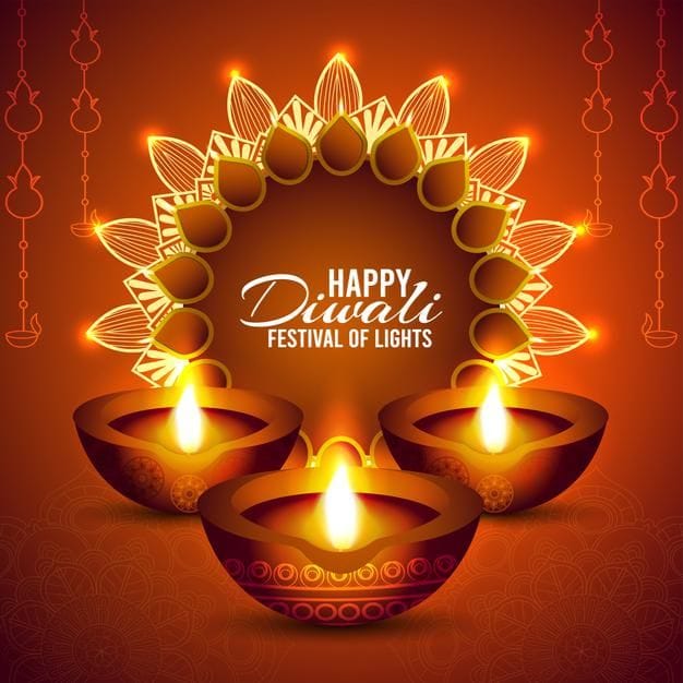 Beautiful happy diwali wishes images