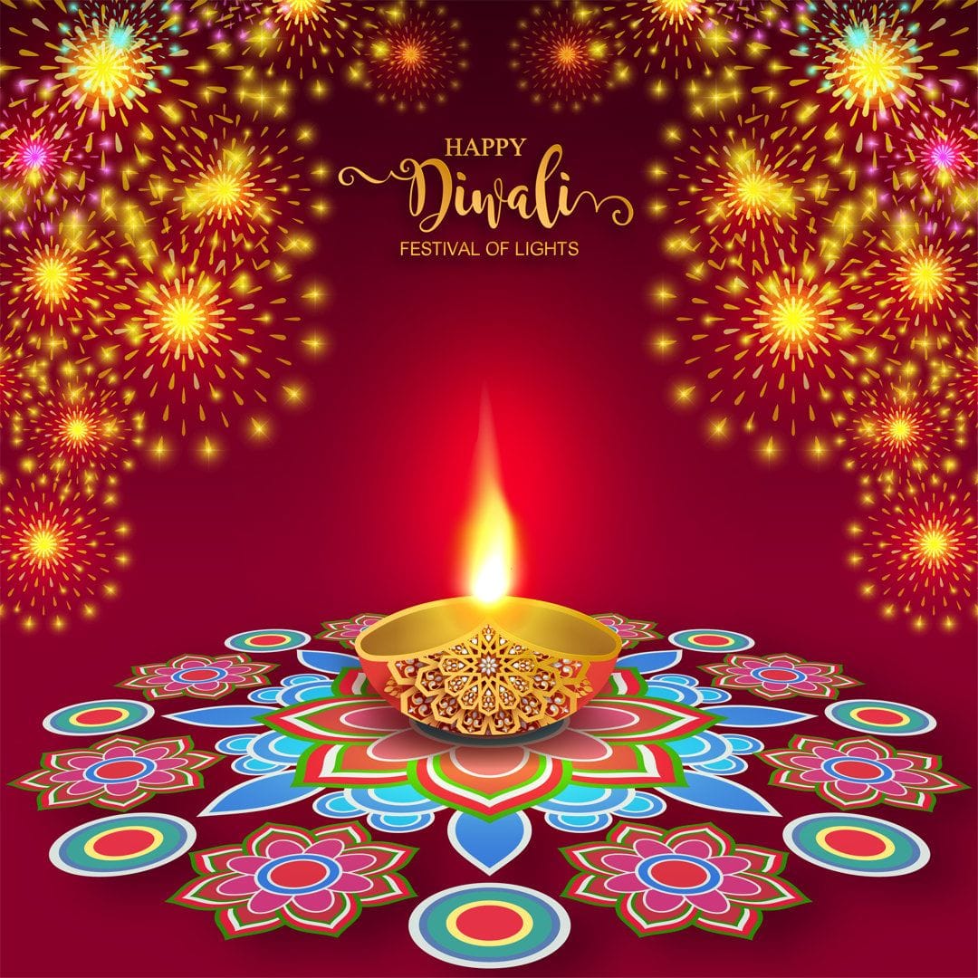 Beautiful happy diwali wishes images