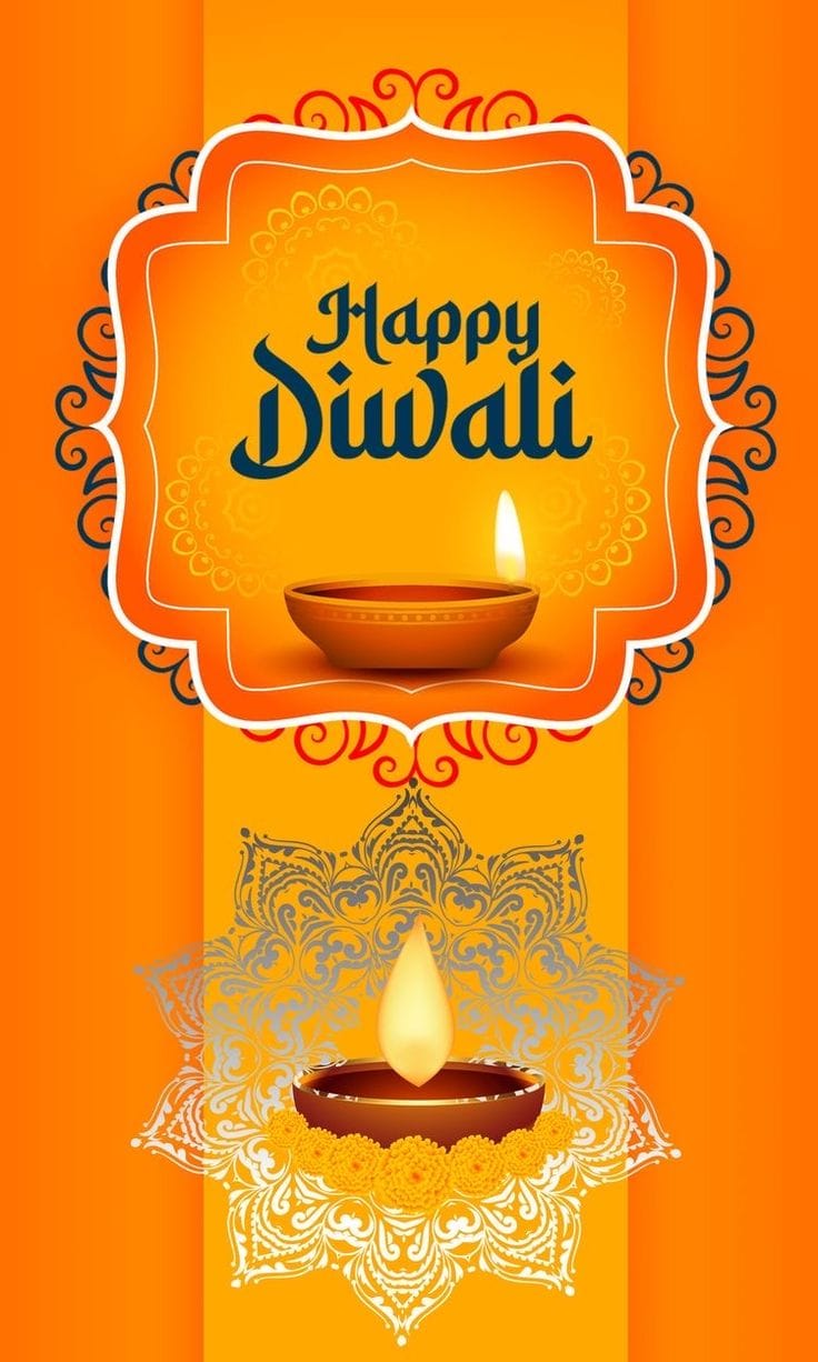 Beautiful happy diwali wishes images