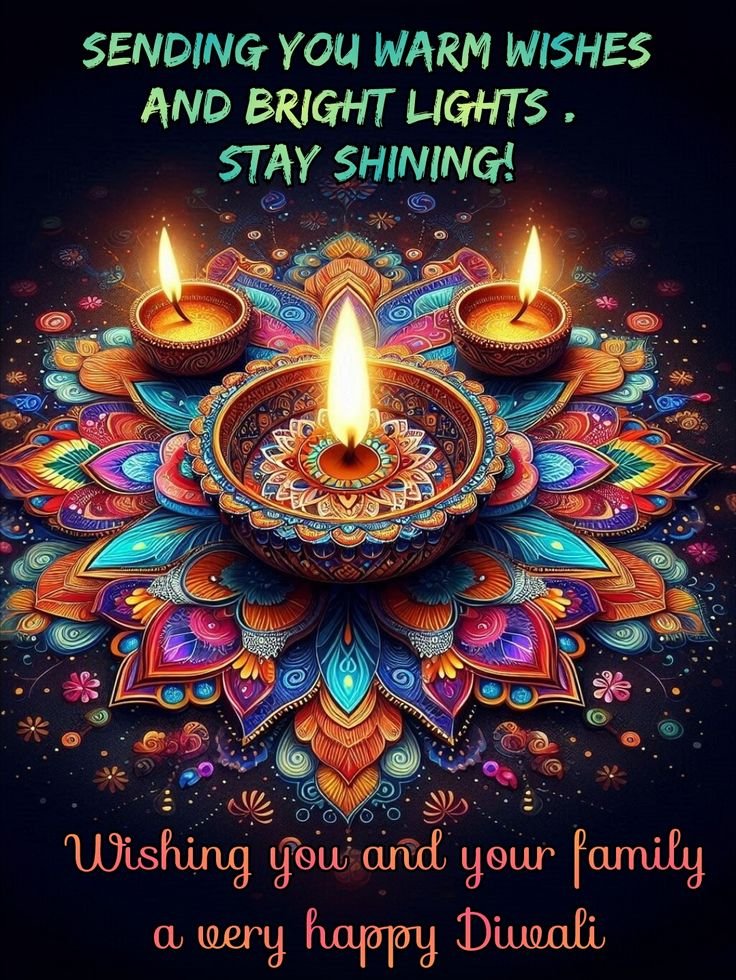 Beautiful happy diwali wishes images