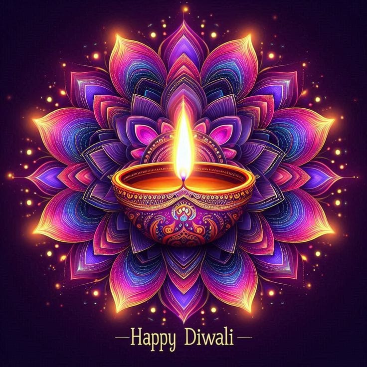 Beautiful happy diwali wishes images
