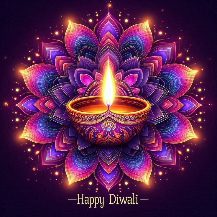 Beautiful happy diwali wishes images