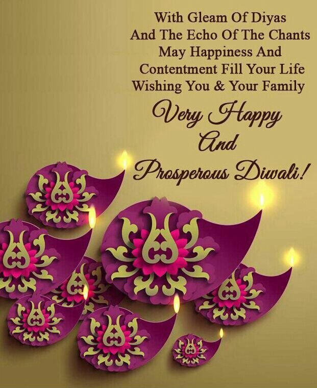 Beautiful happy diwali wishes images