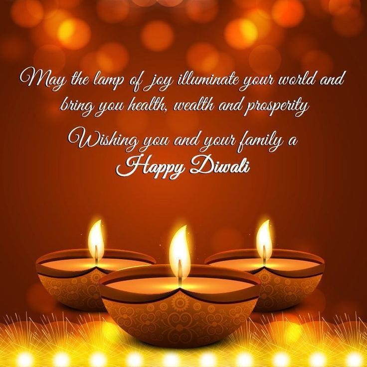 Beautiful happy diwali wishes images