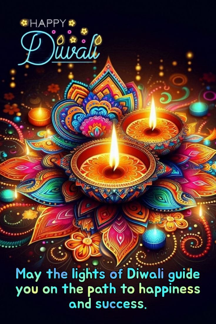 Beautiful happy diwali wishes images