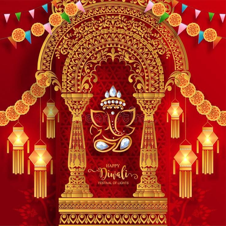 Beautiful happy diwali wishes images