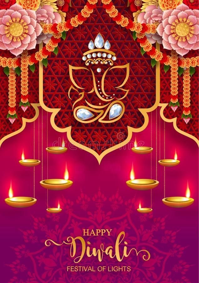 Beautiful happy diwali wishes images
