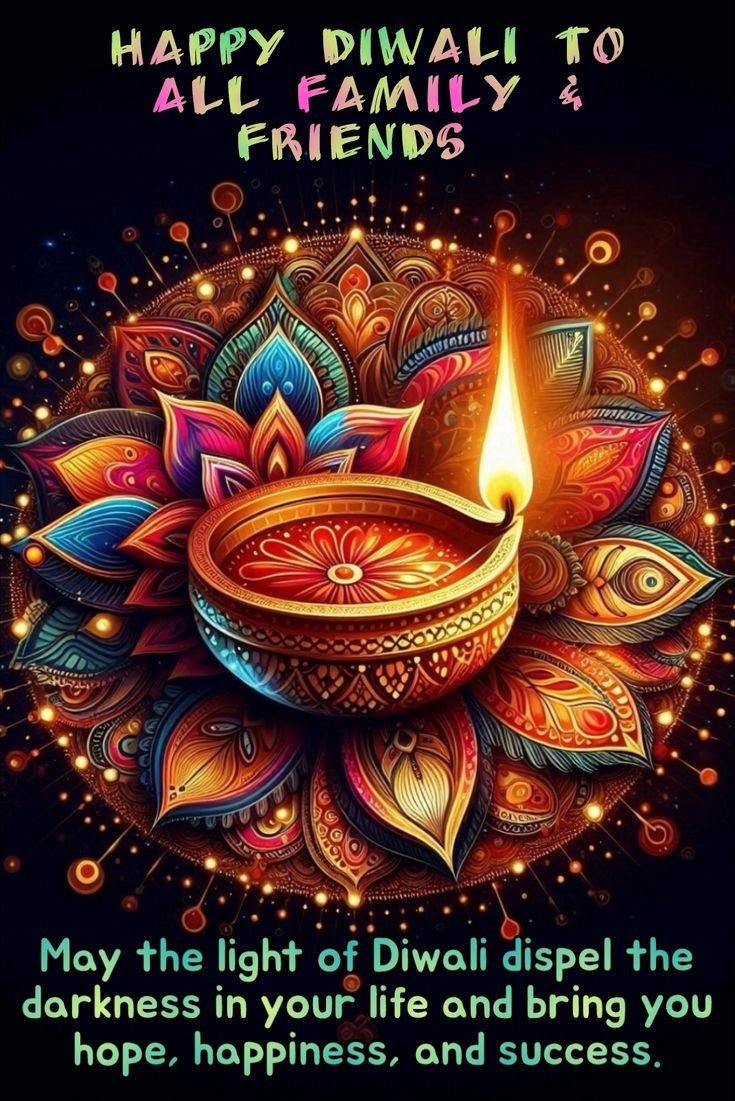 Beautiful happy diwali wishes images