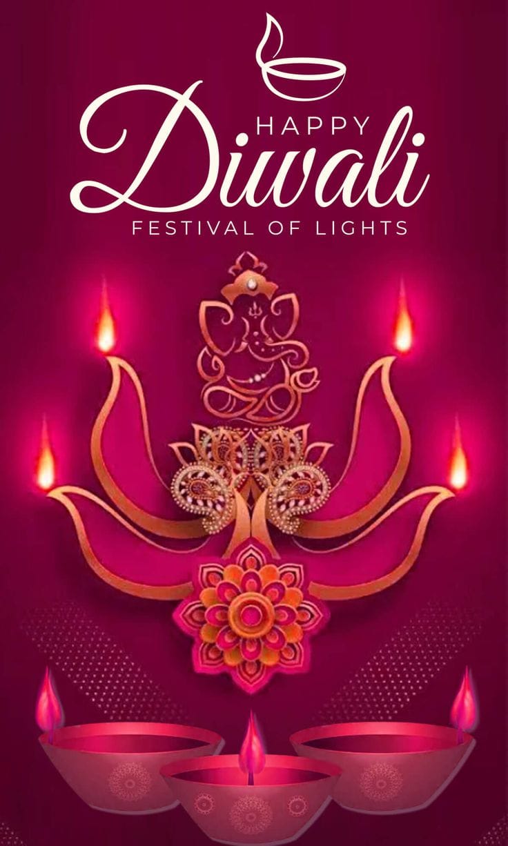Beautiful happy diwali wishes images