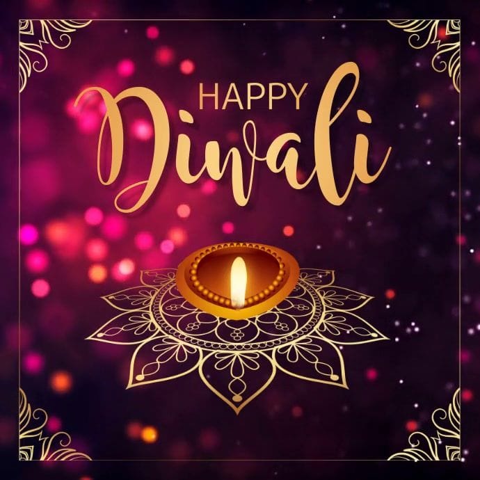 Beautiful happy diwali wishes images