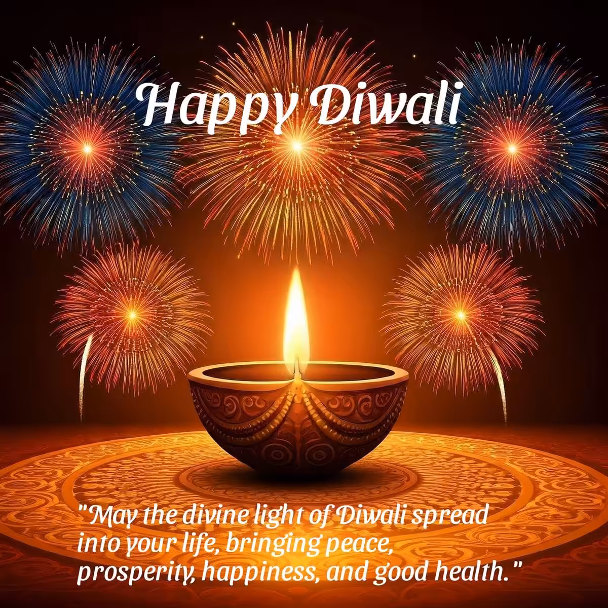 Beautiful happy diwali wishes in english