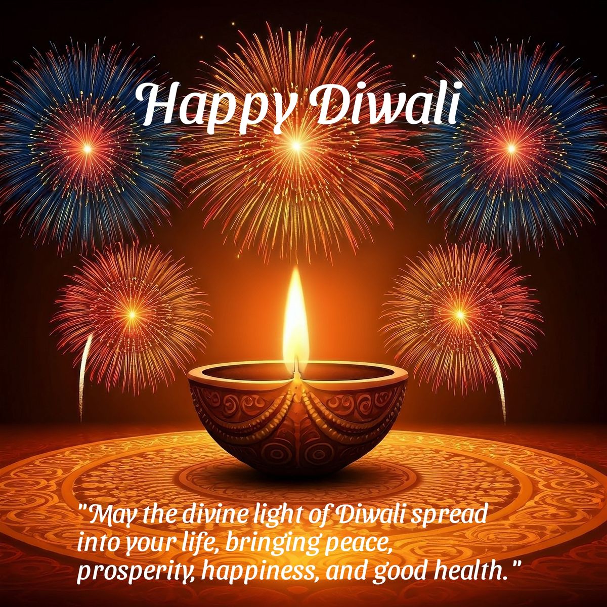 Beautiful happy diwali wishes in english