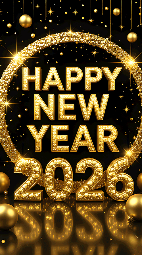 Beautiful happy new year gif