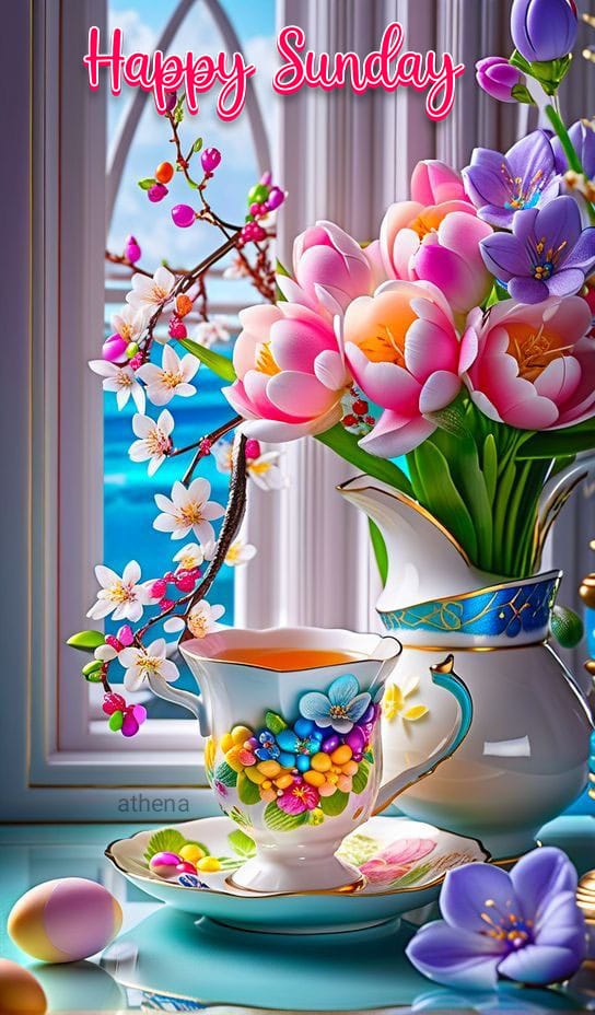 Beautiful happy sunday image