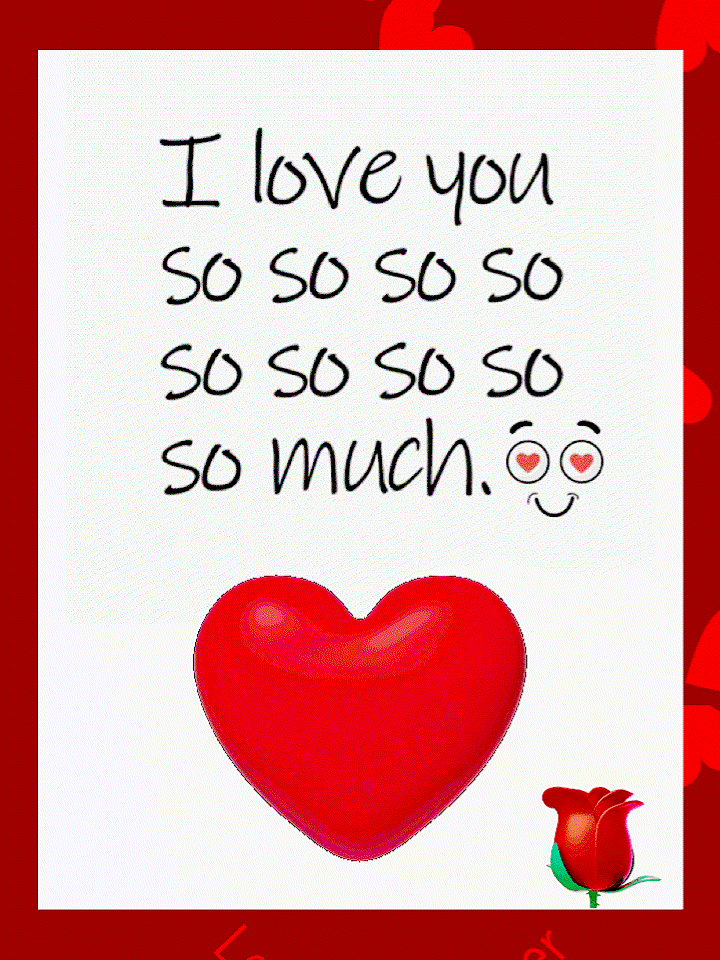 Beautiful Romantic I Love You Gif
