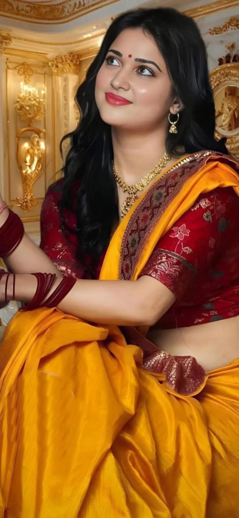 Beautiful saree girl dp new (2)