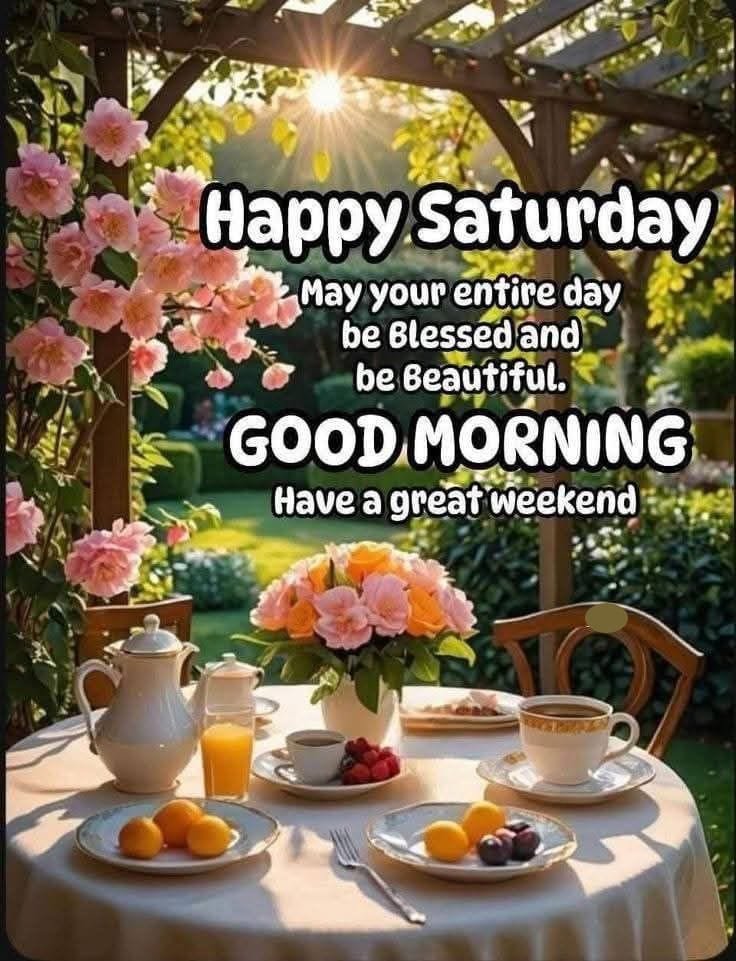Beautiful saturday blessings wishes images