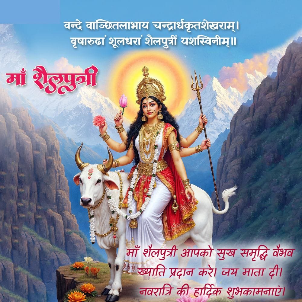 Best navratri shailputri quotes in hindi