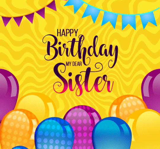 Birthday Gif For Sister