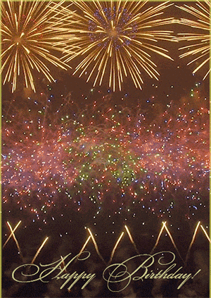 Birthday Wishes Happy Birthday Fireworks Gif