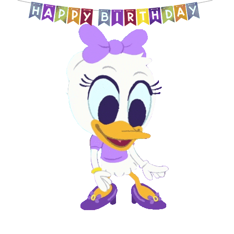 Cartoon Cute Funny Happy Birthday Gif