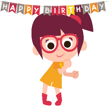 Cartoon Cute Funny Happy Birthday Gif 3