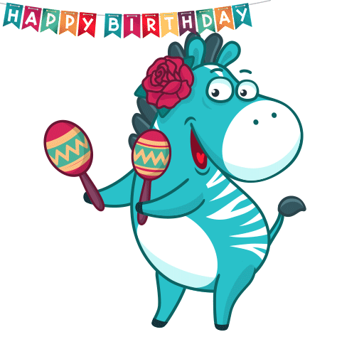Cartoon Cute Funny Happy Birthday Gif 4