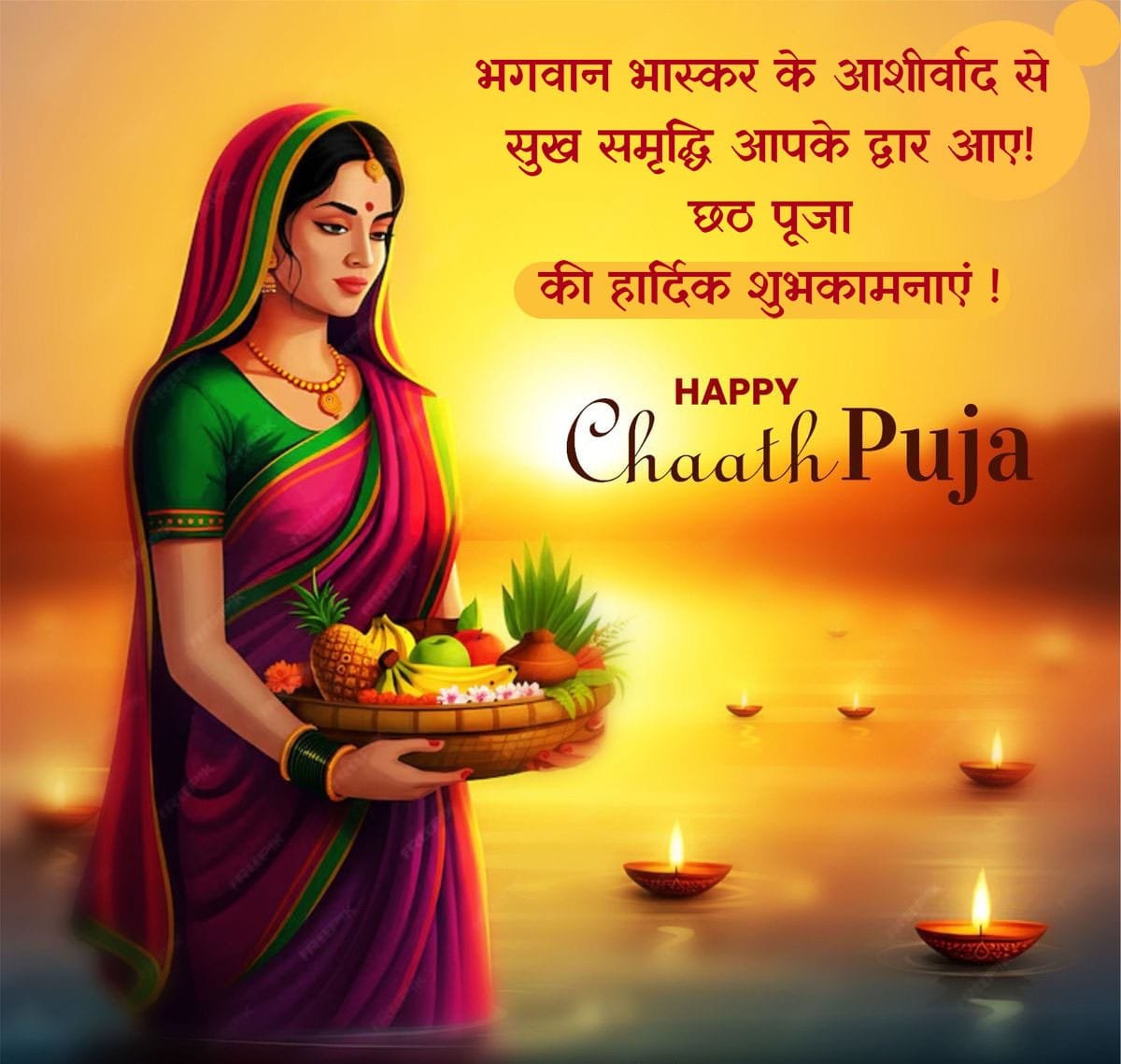 Chhath puja 2025 wishes in hindi