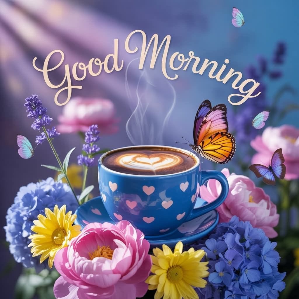 Coffee cup good morning new style