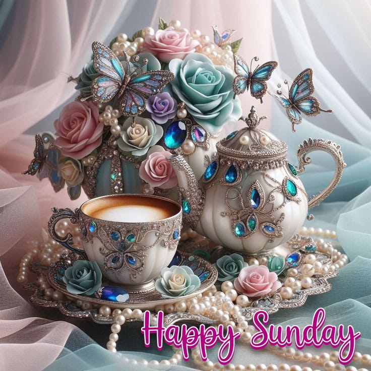 Colorful happy sunday images