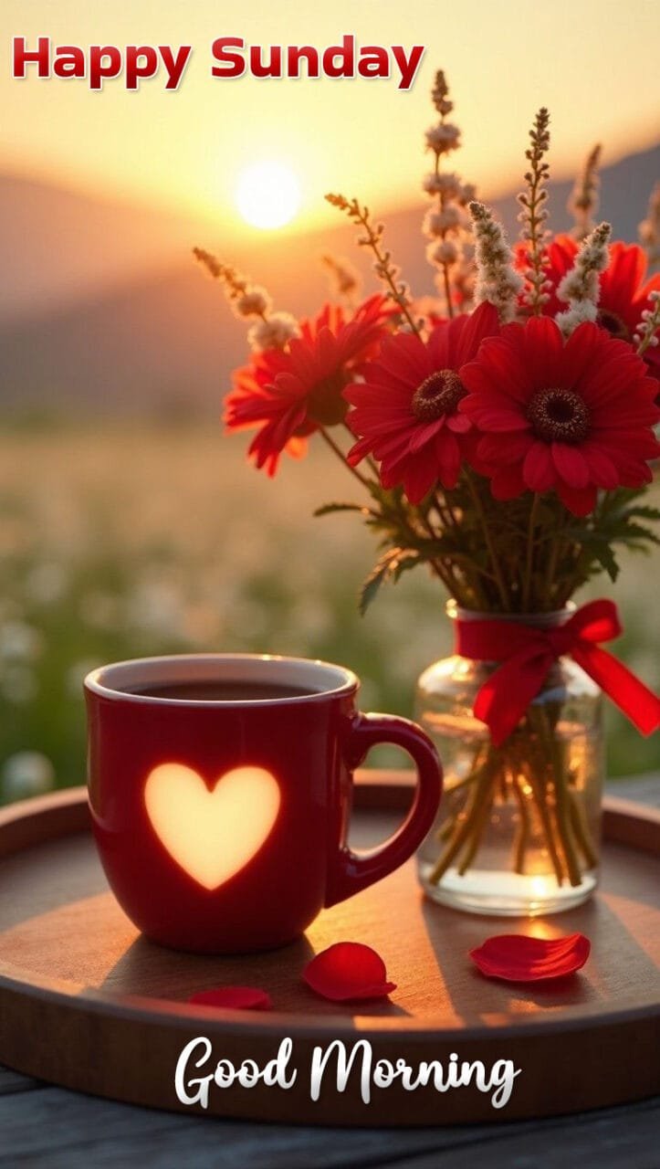 Cute good morning happy sunday